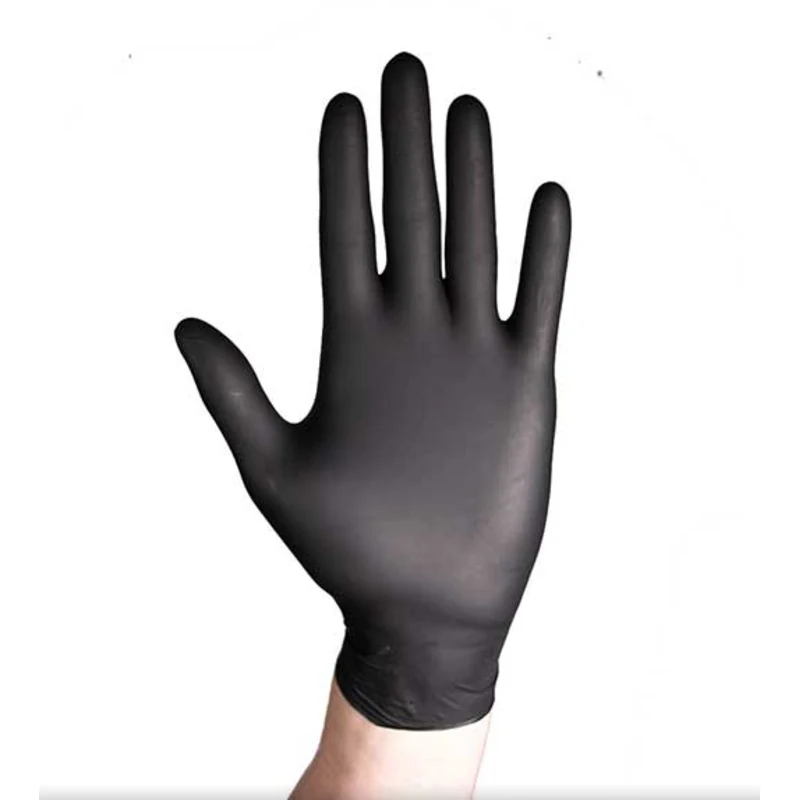 GripProtect Precise 3.5 Mil BLACK Nitrile Powder-Free Exam Gloves S,M,L, XL (Case of 1000)